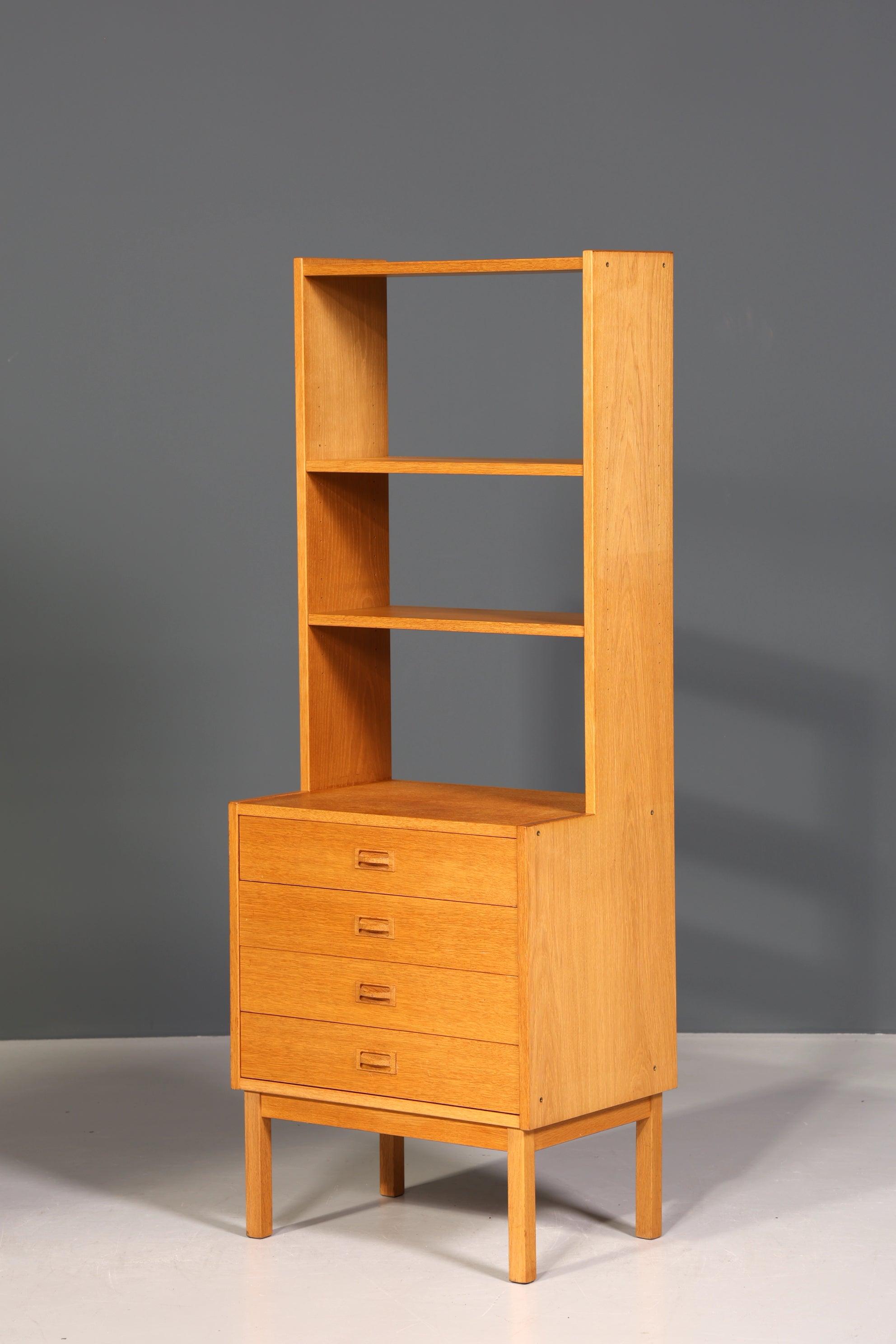 Wunderschönes Mid Century Regal Danish Design echt Holz Kommode skandinavisches Bücherregal