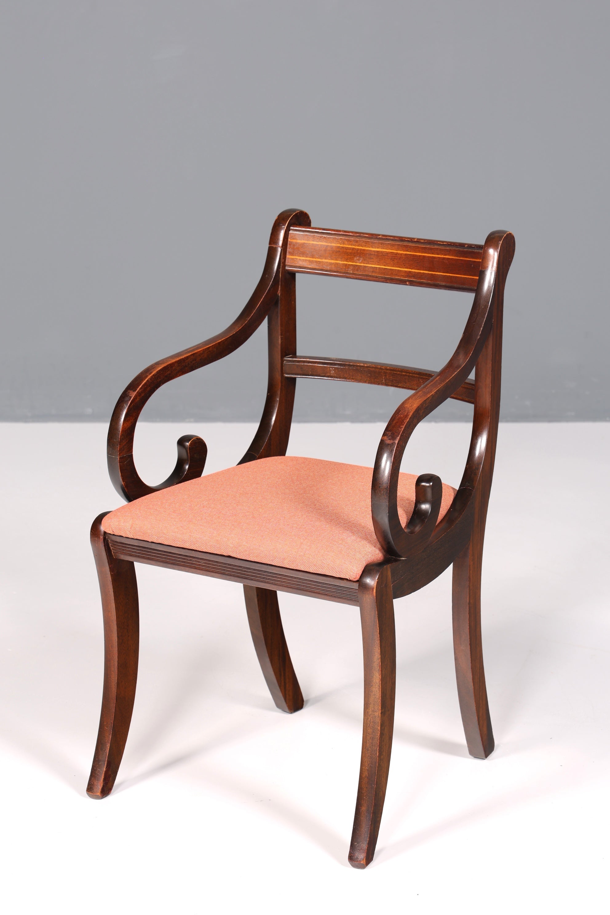 F181 Finish Wunderschöner Englischer Stuhl UK Küchenstuhl Antik Stil Sekretär Stuhl Polsterstuhl