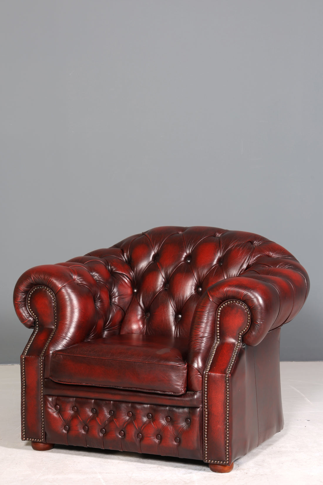 Wunderschöner Original Chesterfield Centurion Sessel Englischer Armlehnsessel Englisch Herrensessel