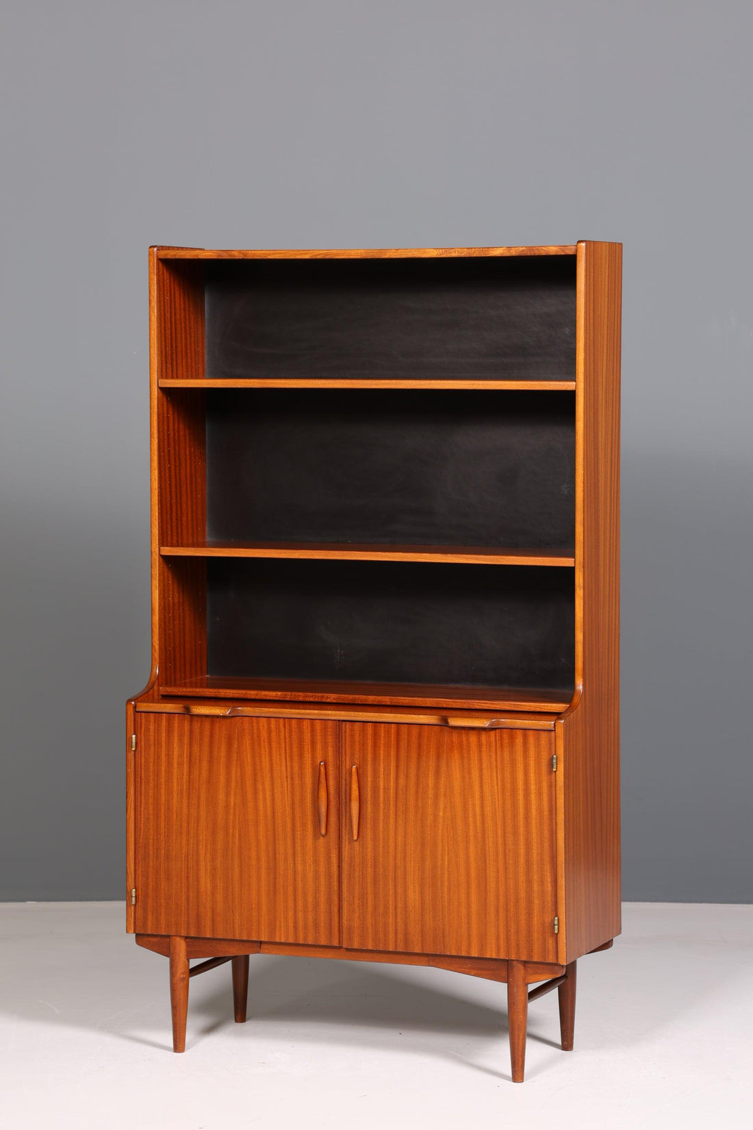 Wunderschönes Mid Century Regal Highboard Teak Holz Hugo Troeds Bücherregal 50s 60s Sekretär Schrank
