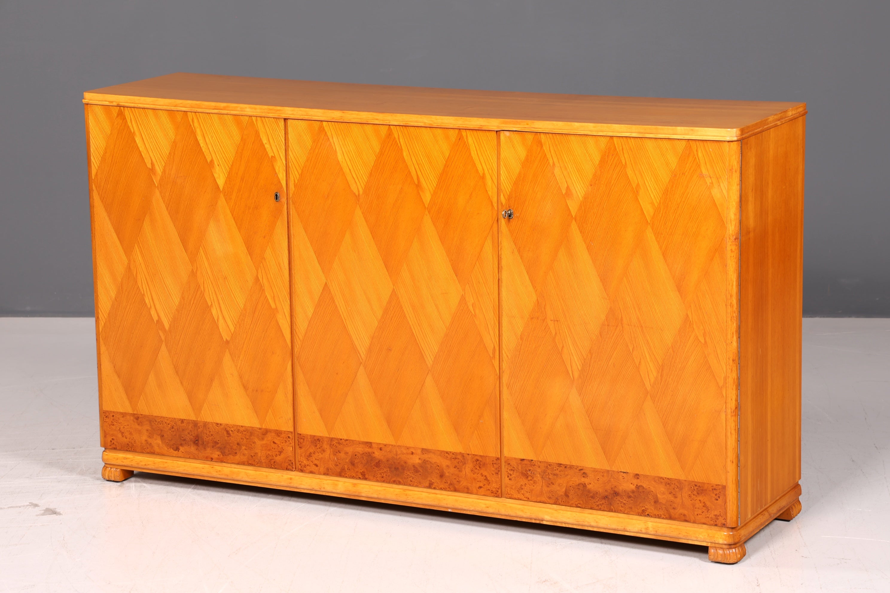 Stilvoller Original Art Deco Schrank Vertiko Sideboard um 1930 Highboard Kommode Antik Vintage