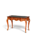 Traumhafter Louis XV Stil Schreibtisch French Desk Antik Barock Stil grün Bürotisch