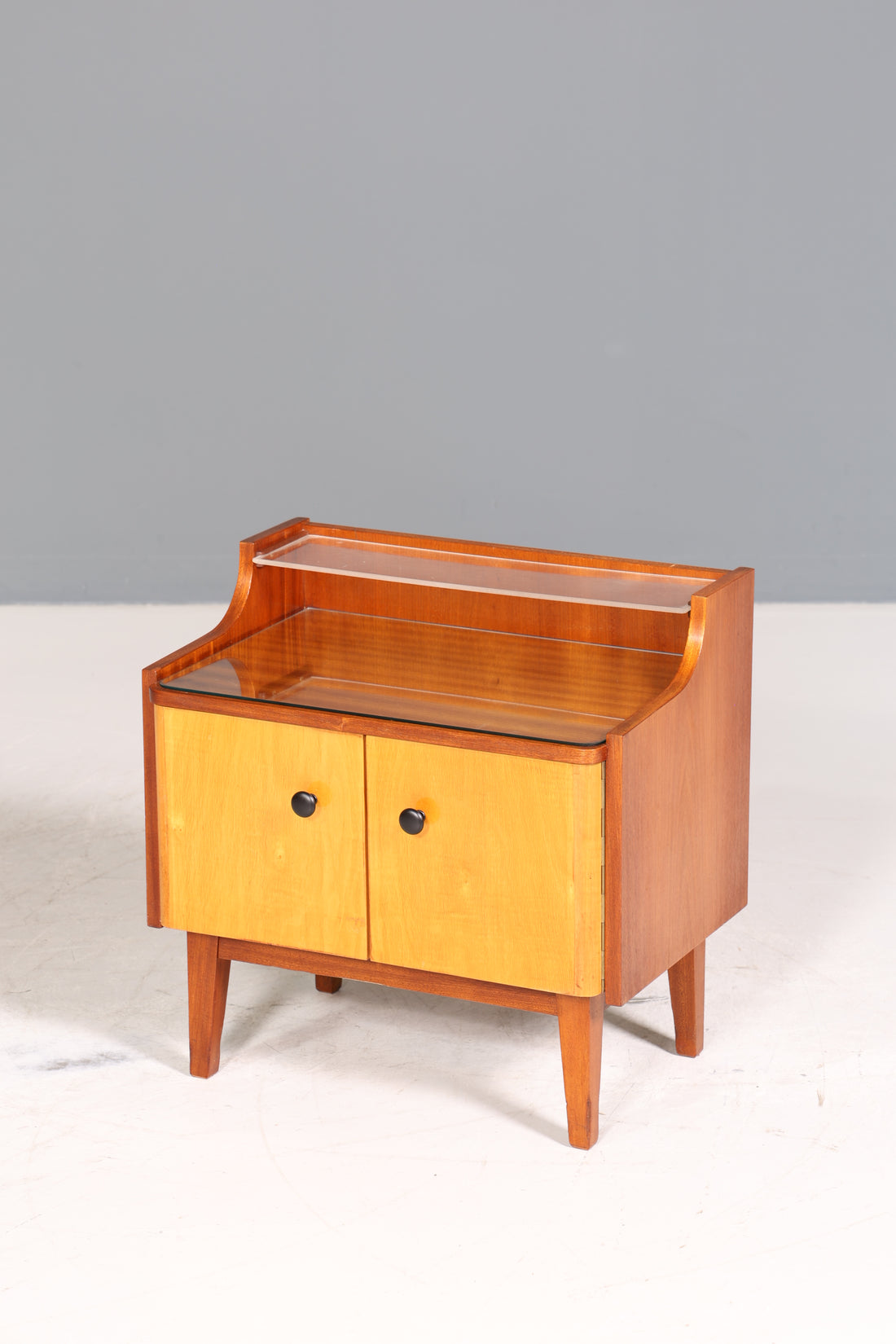 Wunderschöne Mid Century Kommode Vintage Nachttisch 60s Schubladenkommode 2 von 2