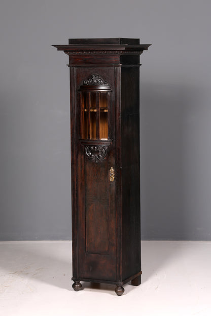 Magnificent Art Nouveau display cabinet, antique bookcase, china cabinet, glass cabinet, antique cabinet 1 of 2