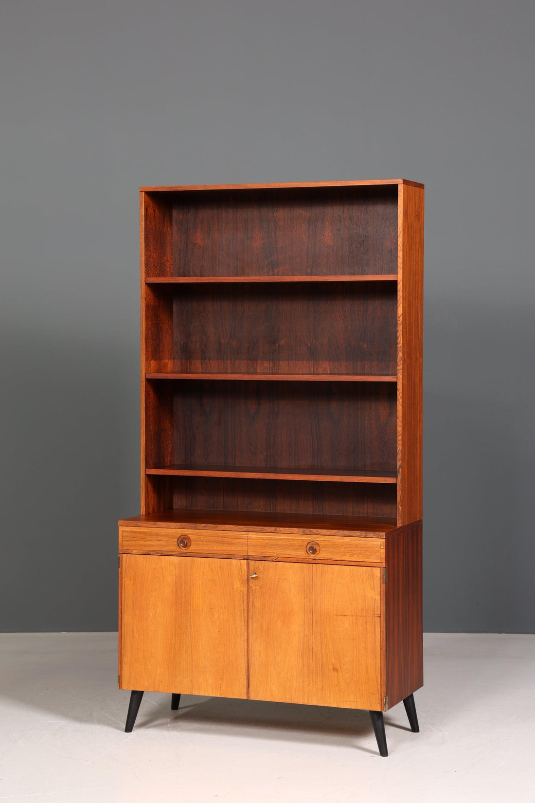 Original Bodafors &quot;Bertil Fridhagen&quot; Regal Palisander Holz Schrank Bücherregal Kommode Bücherschrank 60s 2 von 2