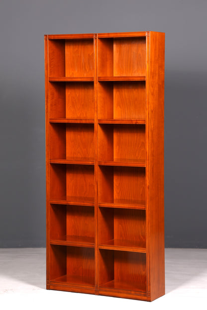 Beautiful XXL English Yew Bookcase Antique Shelving Unit Freestanding Bookcase Bookshelf Book Storage Solid Wood
