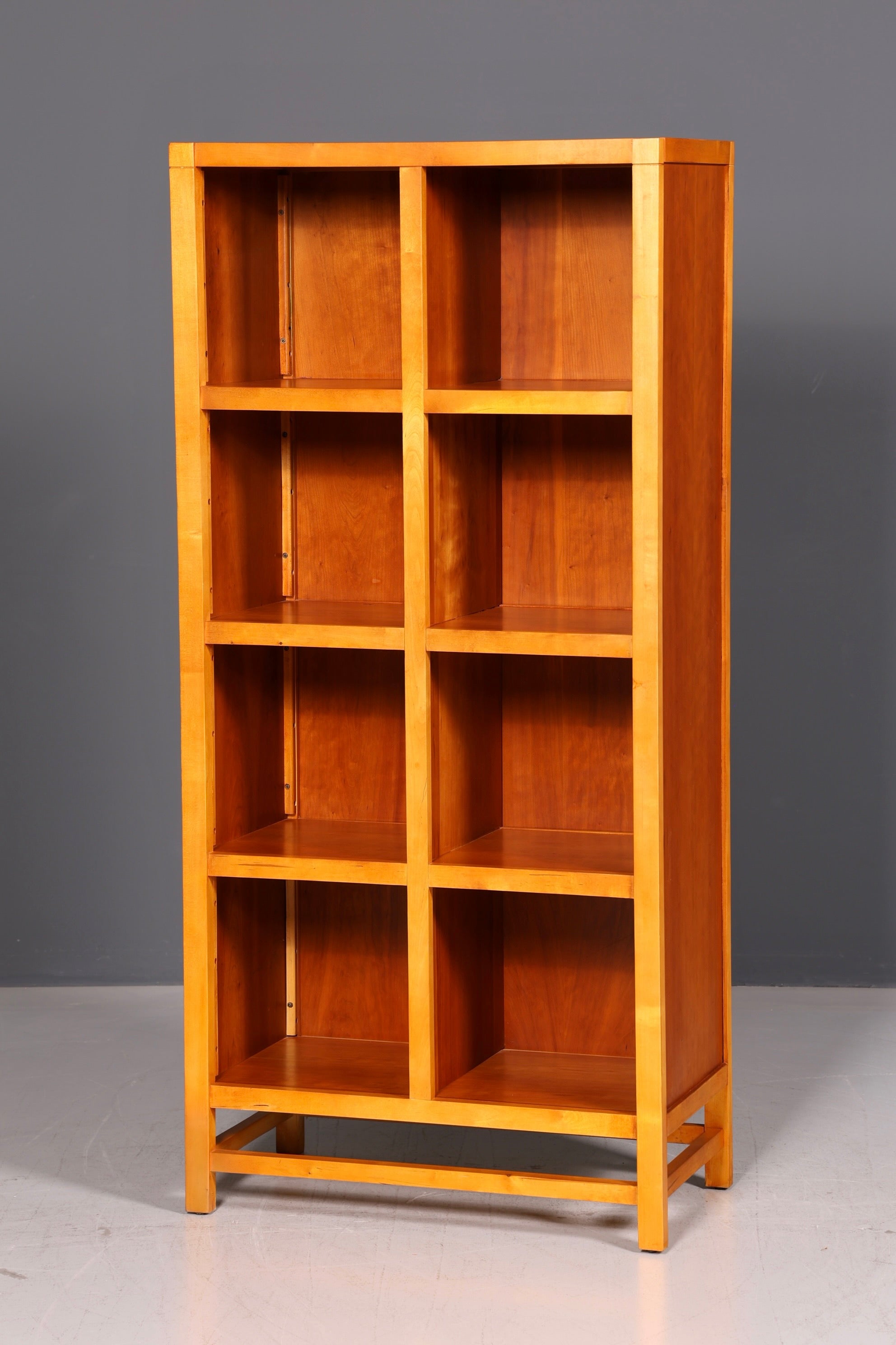 Original Drexel Heritage Bücherregal Kirschholz Regal USA Bookshelf Buchablage Massiv Holz Vintage Standregal Antik