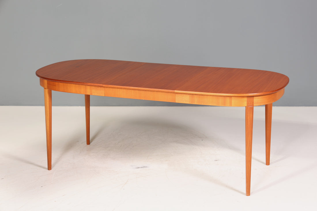 Traumhafter Mid Century Esstisch ausziehbarer Design Tisch Carl Malmsten für Åfors Möbelfabrik echt Holz Küchentisch Esszimmer Tisch