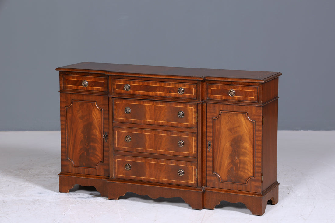 Wunderschönes Englisches Sideboard echt Holz Schrank Antik 60s Buffetschrank Kommode