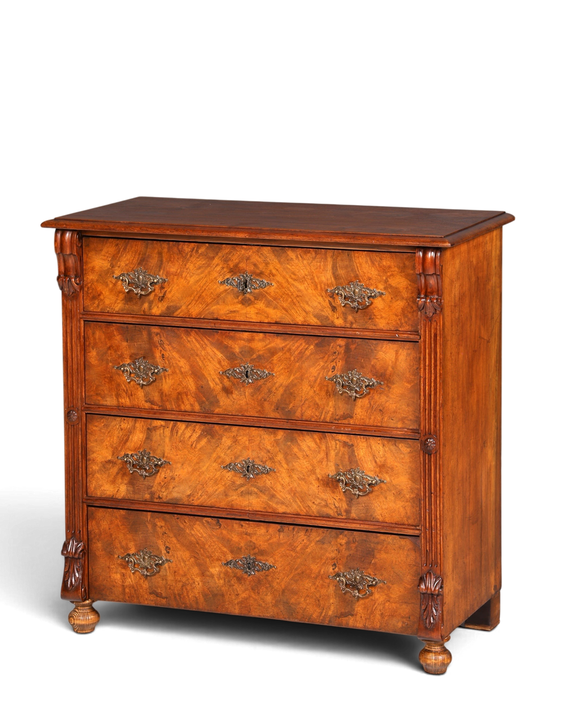 F904 Finish cm Wunderschöne Gründerzeit Kommode Jugendstil Antik Sideboard Schubladenkommode Wäschekommode
