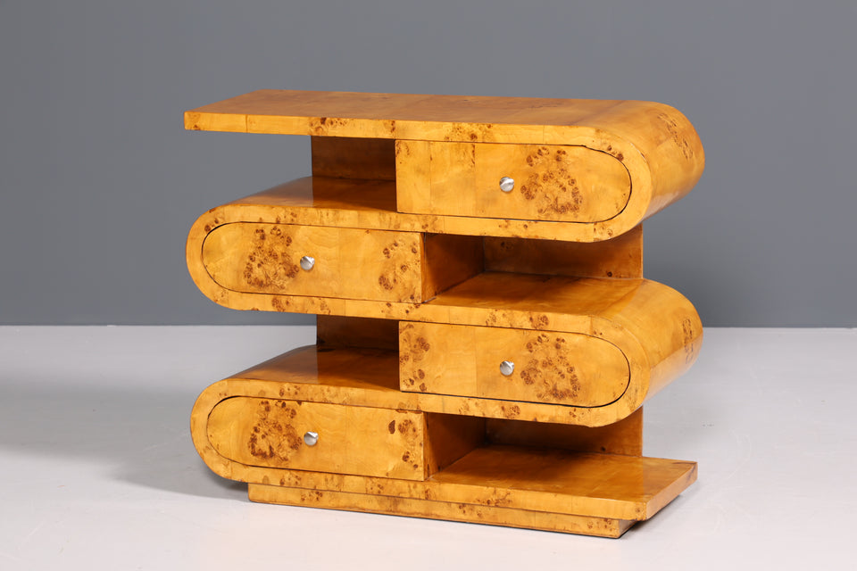 Stilvolles Art Deco Design Sideboard Biedermeier Stil Bücher Kommode