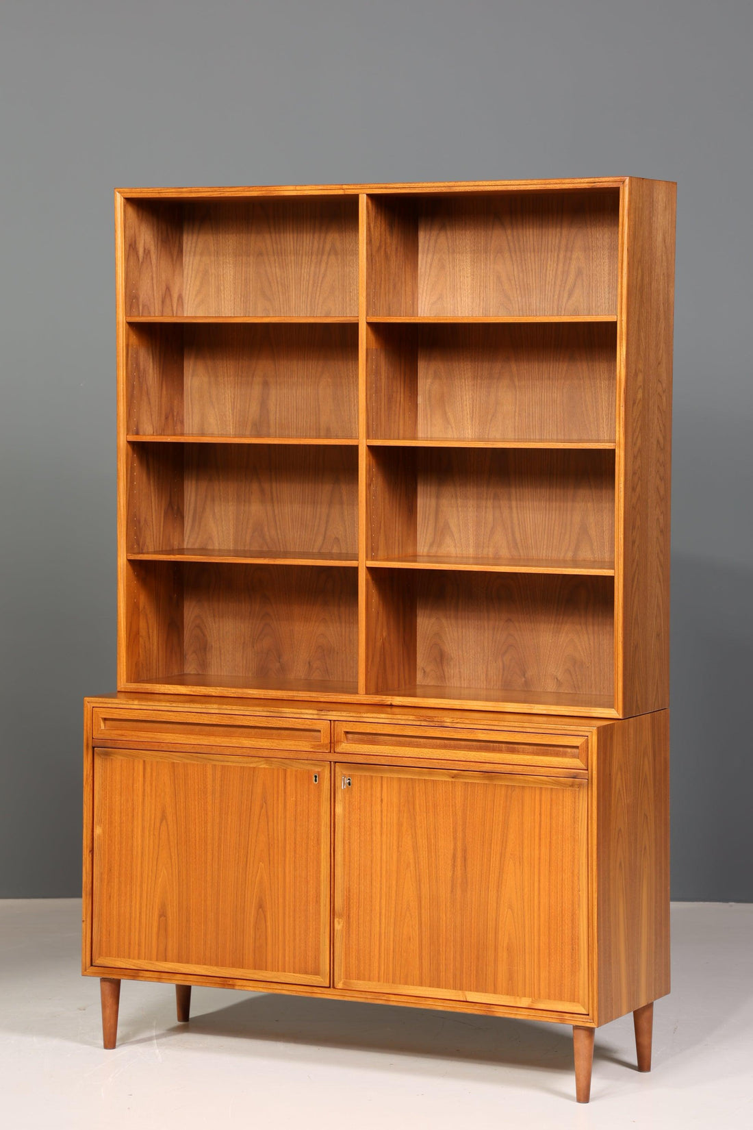 Schlichtes Mid Century Bücherregal Danish Design Schrank Retro Kommode &quot;Made in Denmark&quot; Regal 60er Jahre