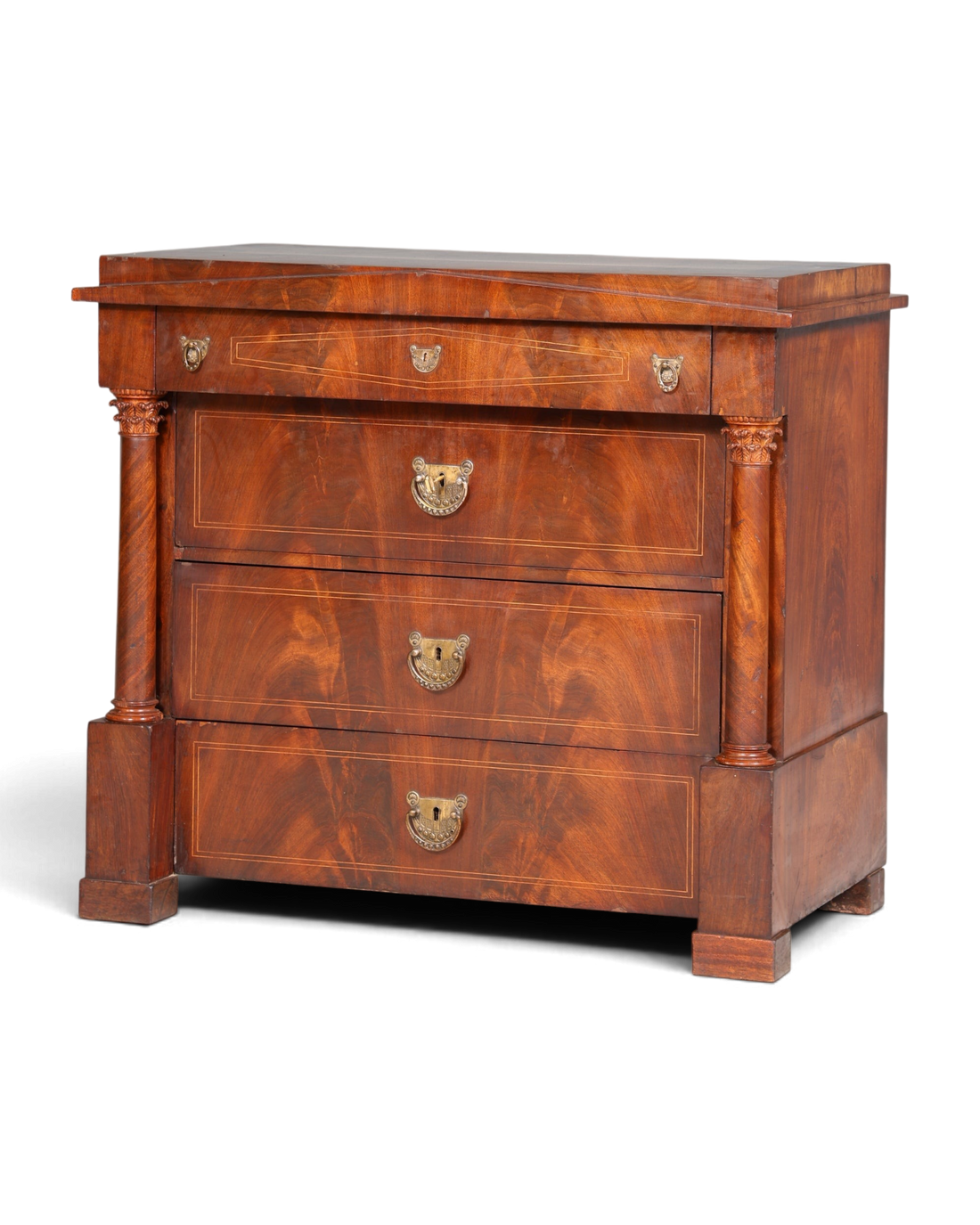 Wunderschöne Biedermeier Kommode Antik Schrank Schubladenkommode Art Deco Wäschekommode