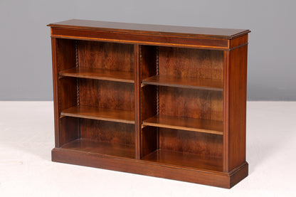Wunderschönes Englisches Bücherregal Mahagoni Regal 60er Standregal Bücherschrank Buchablage Bookshelf Vintage
