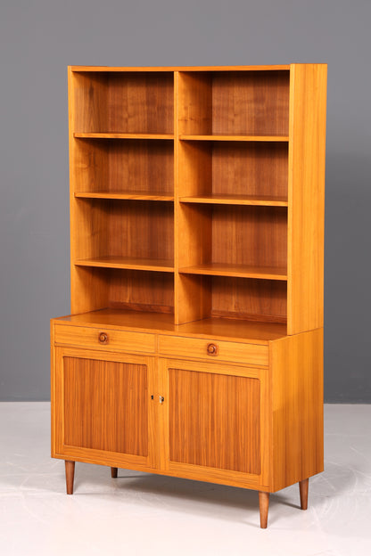 Traumhaftes Mid Century Regal Schrank Danish Design Retro Kommode Vintage Bücherregal 60er Jahre