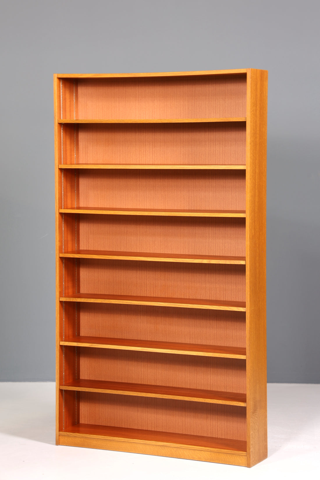 Schlichtes XXL Mid Century Regal Vintage Bücherregal Schrank Buchablage 60s Bookshelf 5 von 5