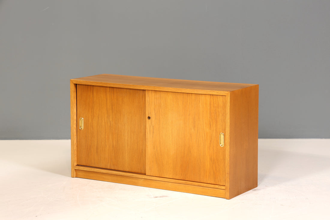 Wunderschöne Mid Century Kommode Vintage Schiebetür WB Schrank 60er Jahre 1 von 4