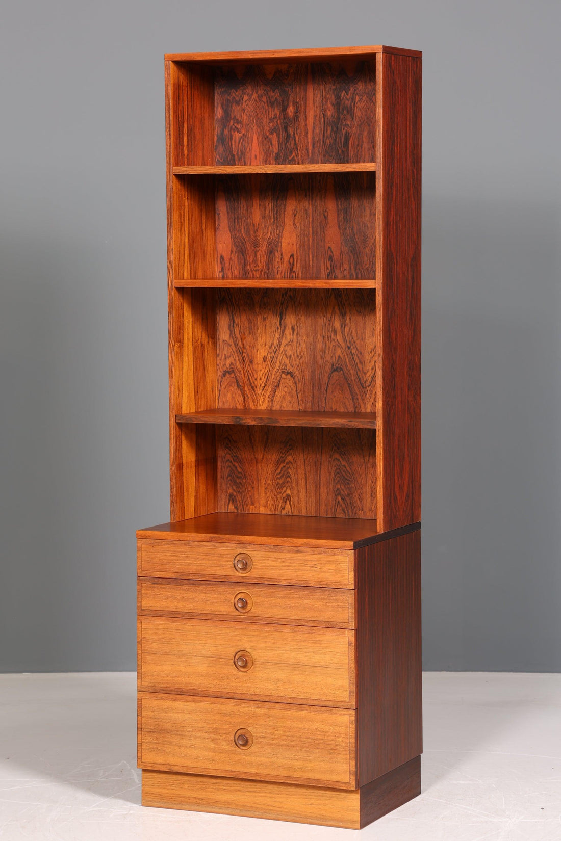 Original Bodafors "Bertil Fridhagen" Regal Palisander Holz Schrank Bücherregal Kommode Bücherschrank 60s