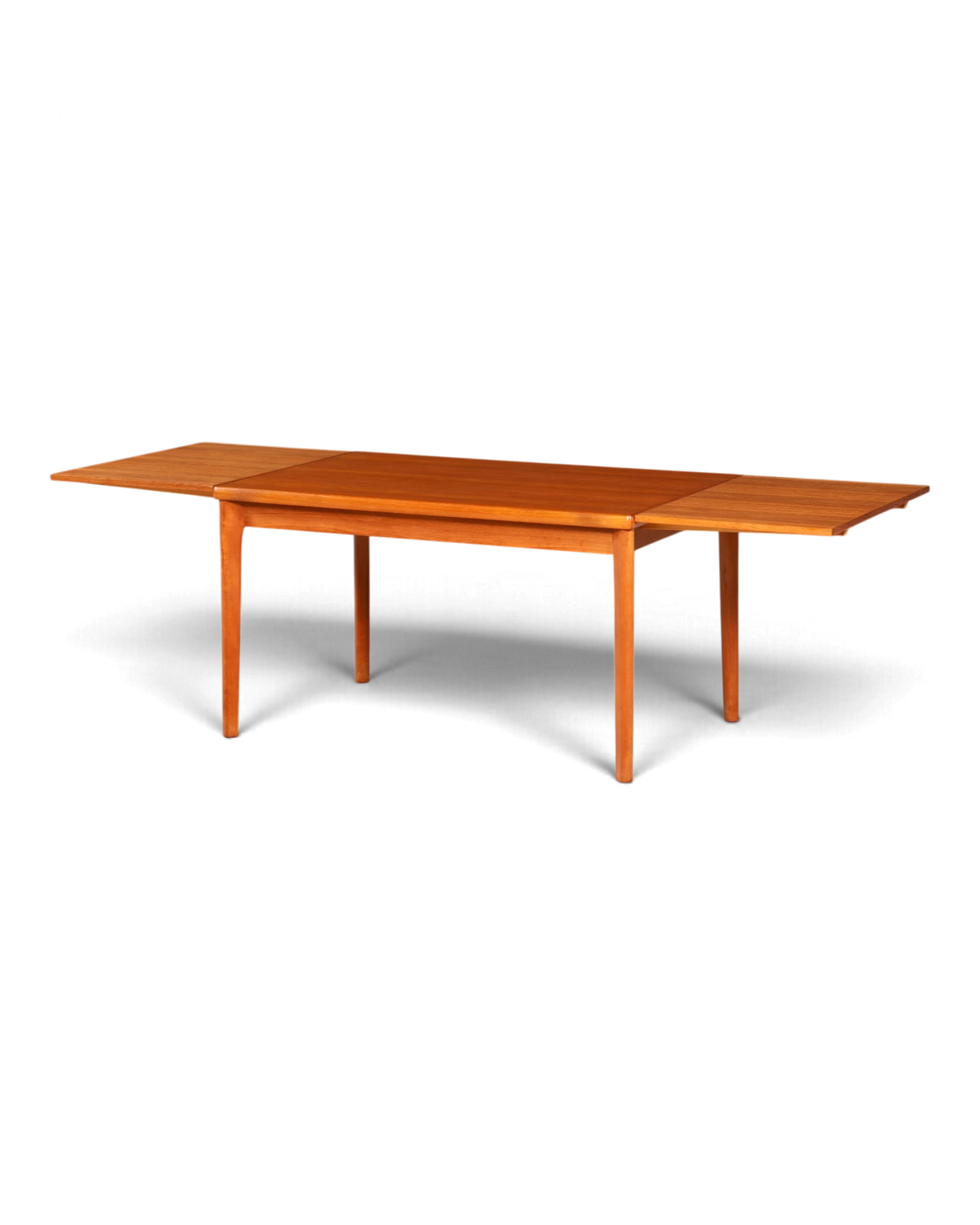 Edler Mid Century Esstisch Teak ausziehbarer Danish Design AM Møbler Made in Denmark Küchentisch Esszimmer Tisch