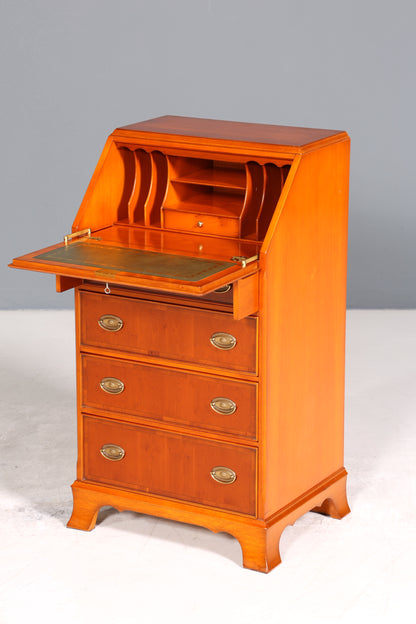 Stilvoller Englischer Sekretär Original Heldense Büro Schreibtisch Eibe Antik 60s Schreibkommode UK