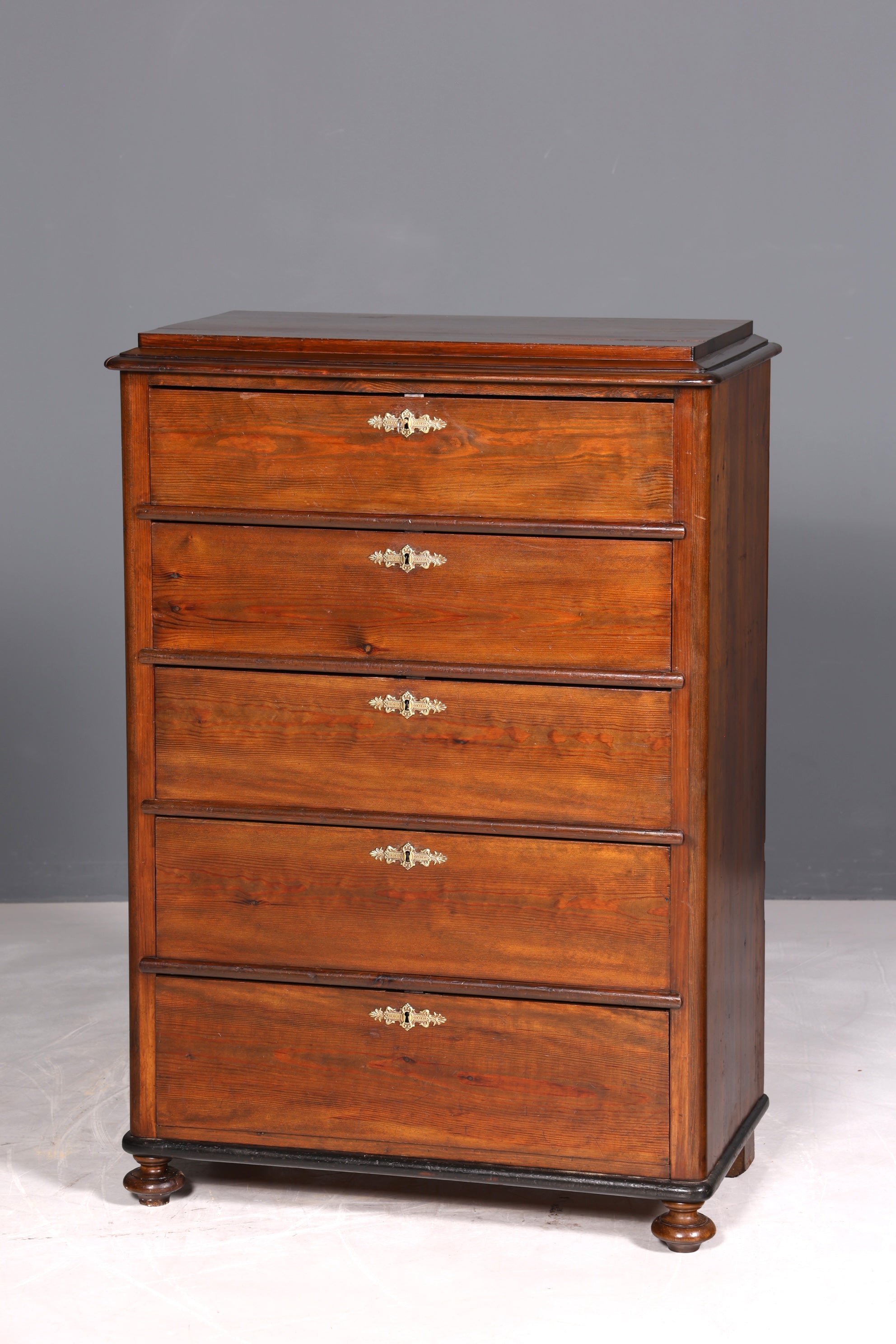 Schlichte Gründerzeit Kommode Jugendstil Antik Sideboard Schubladenkommode Chiffoniere Wäschekommode