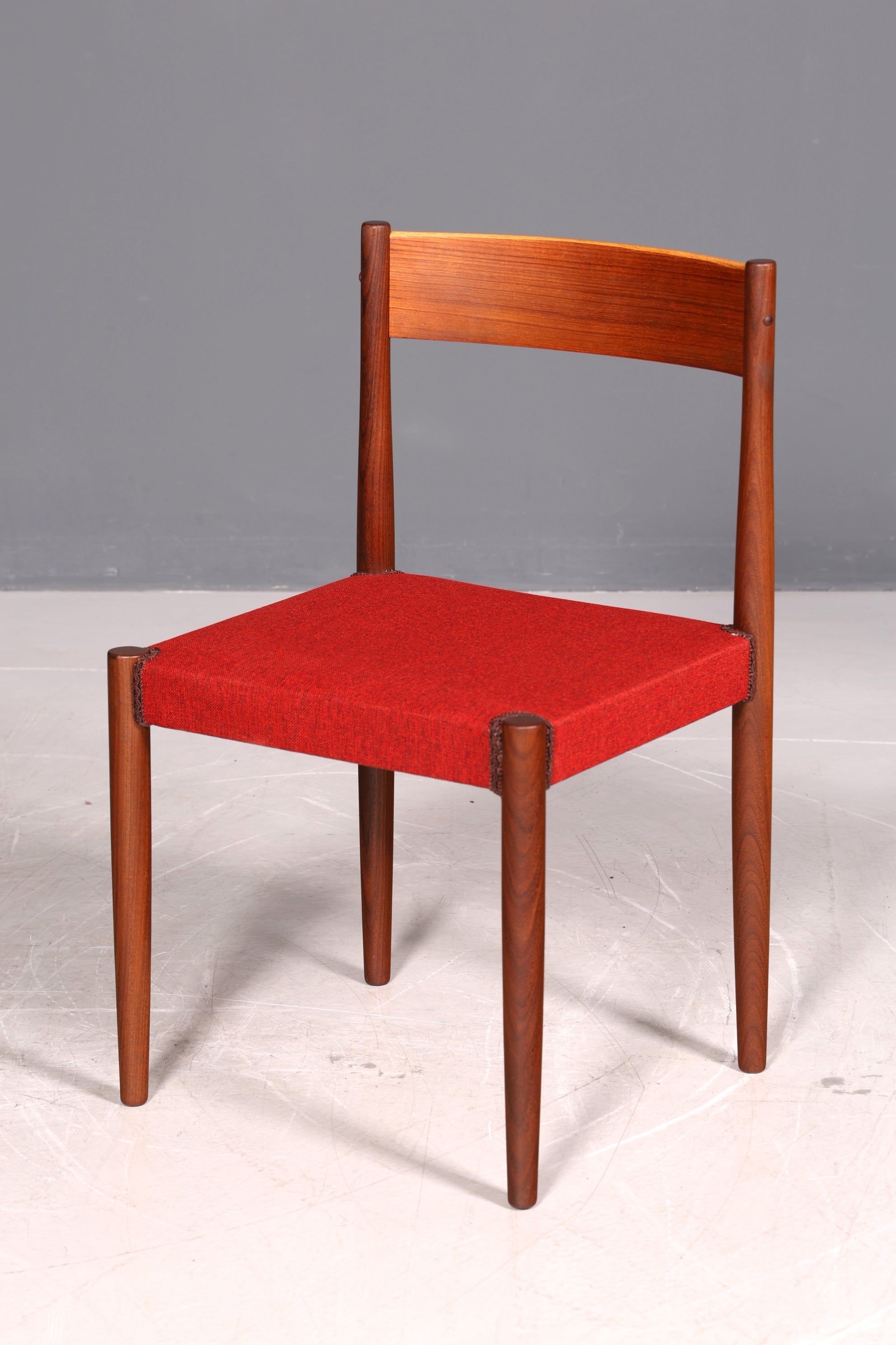Eleganter Mid Century Stuhl Danish Design Vintage Esszimmerstuhl Retro Küchenstuhl Holz