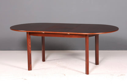 Wunderschöner Mid Century Ausziehtisch Ovaler Esstisch Küchentisch 60er Danish Design Vintage