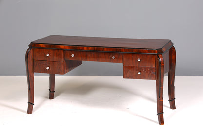 Traumhafter Art Deco Stil Schreibtisch Bürotisch Antik Stil Office Desk