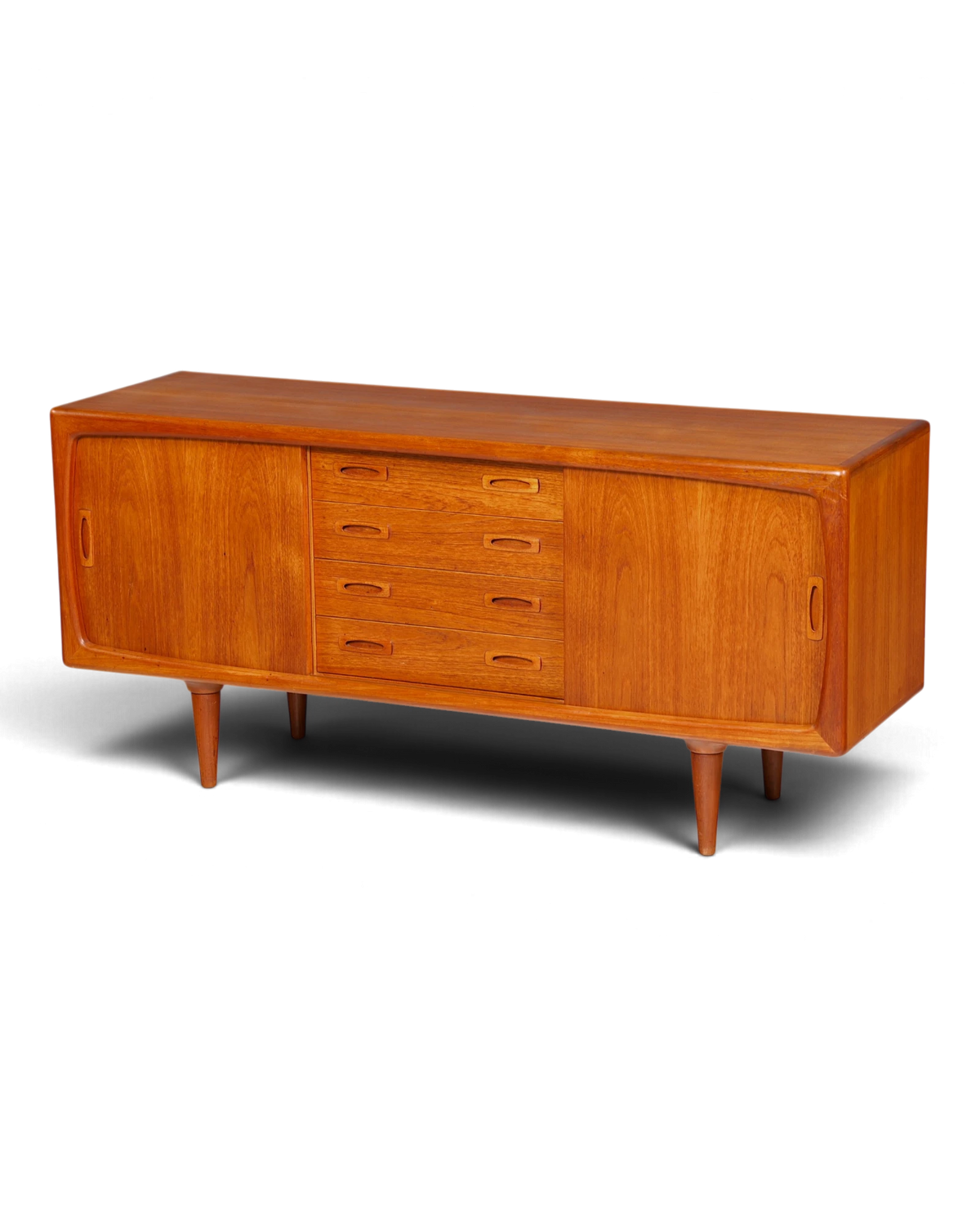 Wunderschönes Original H.P. Hansen Sideboard Teak Holz TV Kommode Lowboard Danish Design Vintage Schrank