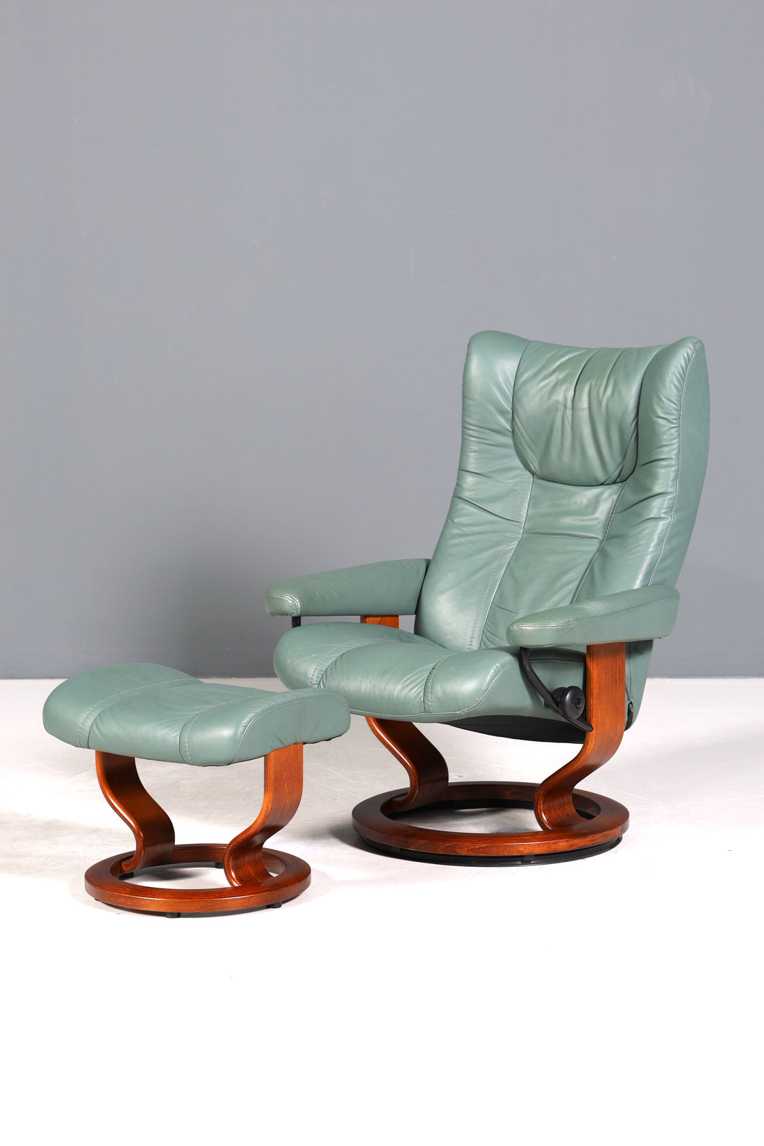 Original Stressless Ekornes Relax Sessel mit Hocker echt Relaxsessel Leder Komfort Design Holz