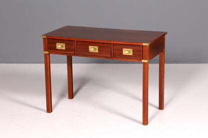 Edler Maritimer Schreibtisch Englischer Military Chest Bürotisch Office Table