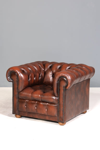 Edler Original Chesterfield Sessel Englischer Armlehnsessel Englisch Herrensessel