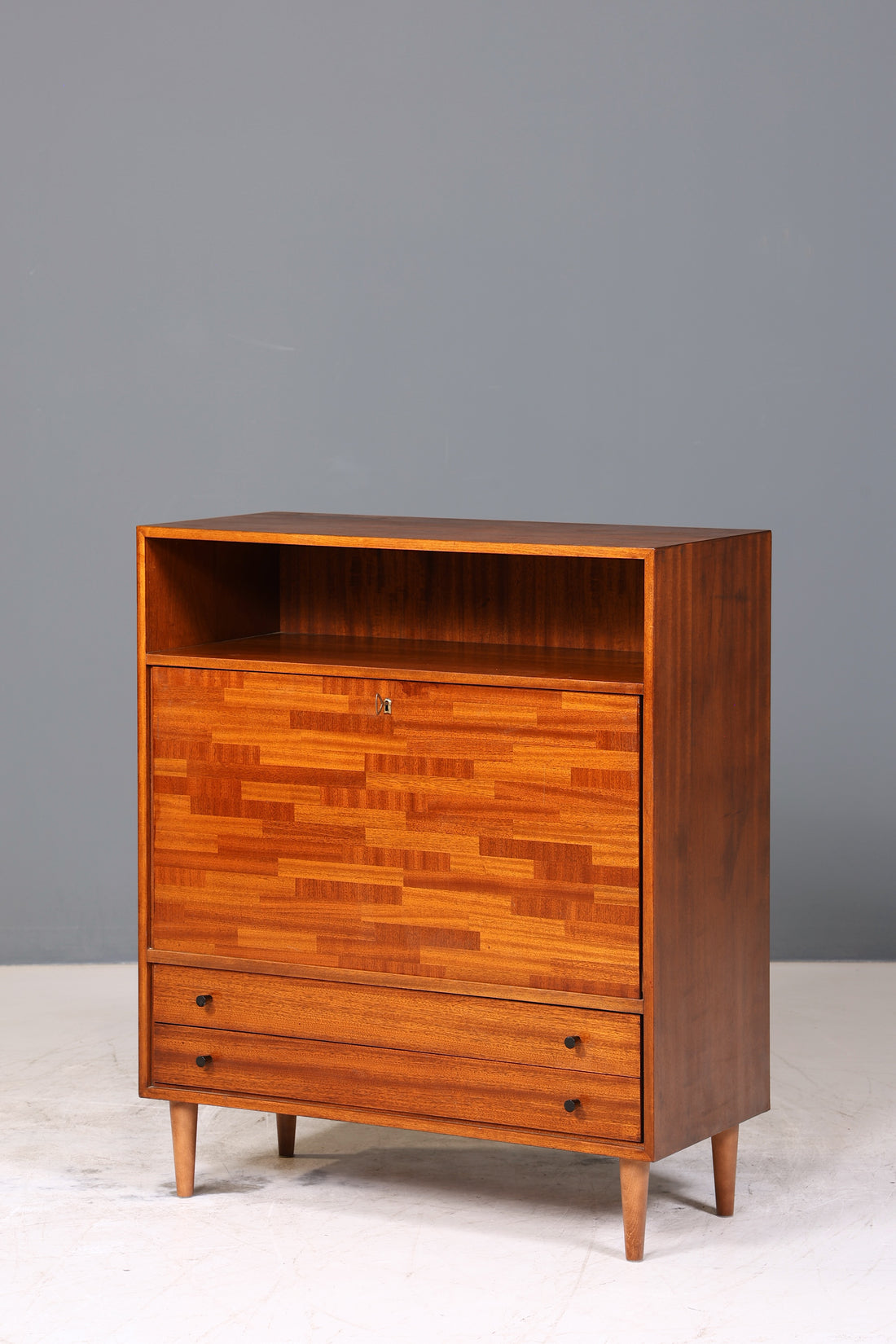 Traumhafter Mid Century Schrank Retro Barschrank Bücherregal Vintage Regal 60er Jahre