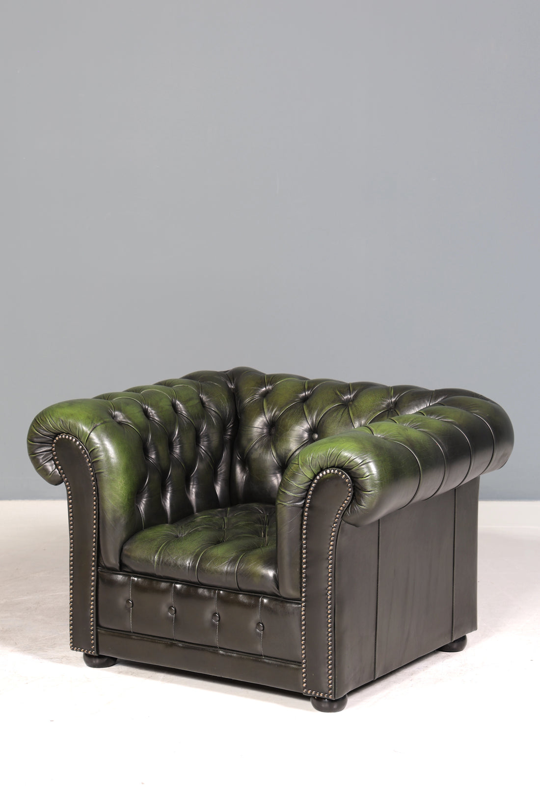Stilvoller Original Chesterfield Sessel Englischer Armlehnsessel Englisch Herrensessel