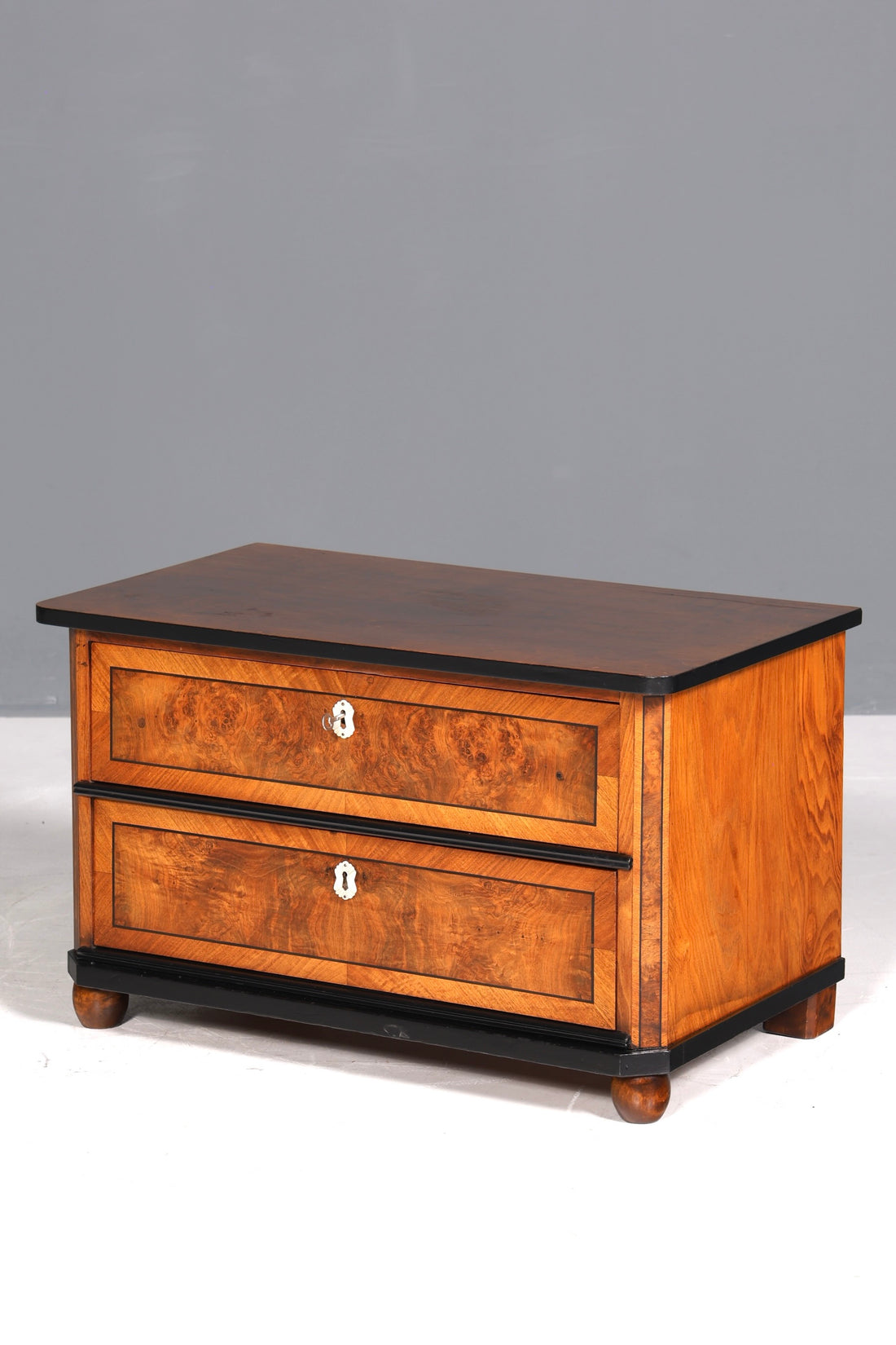 Wunderschöne Gründerzeit Kommode Louis Philippe echt Holz Schubladen Kommode um 1880