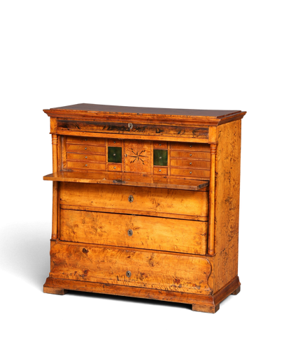 G794 Finish Wunderschöner Original Biedermeier Sekretär um 1860 Englisch Kommode Antik Bürokommode (Kopie)