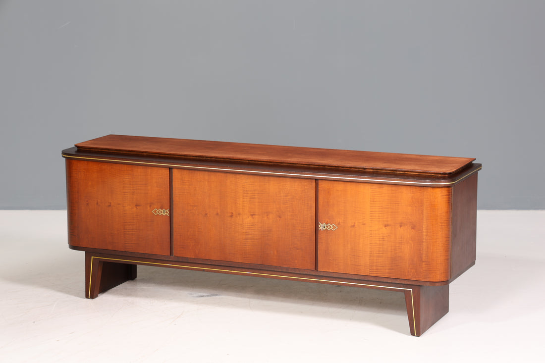 Schlichtes Mid Century Sideboard Vintage TV Kommode 60s Retro Schrank