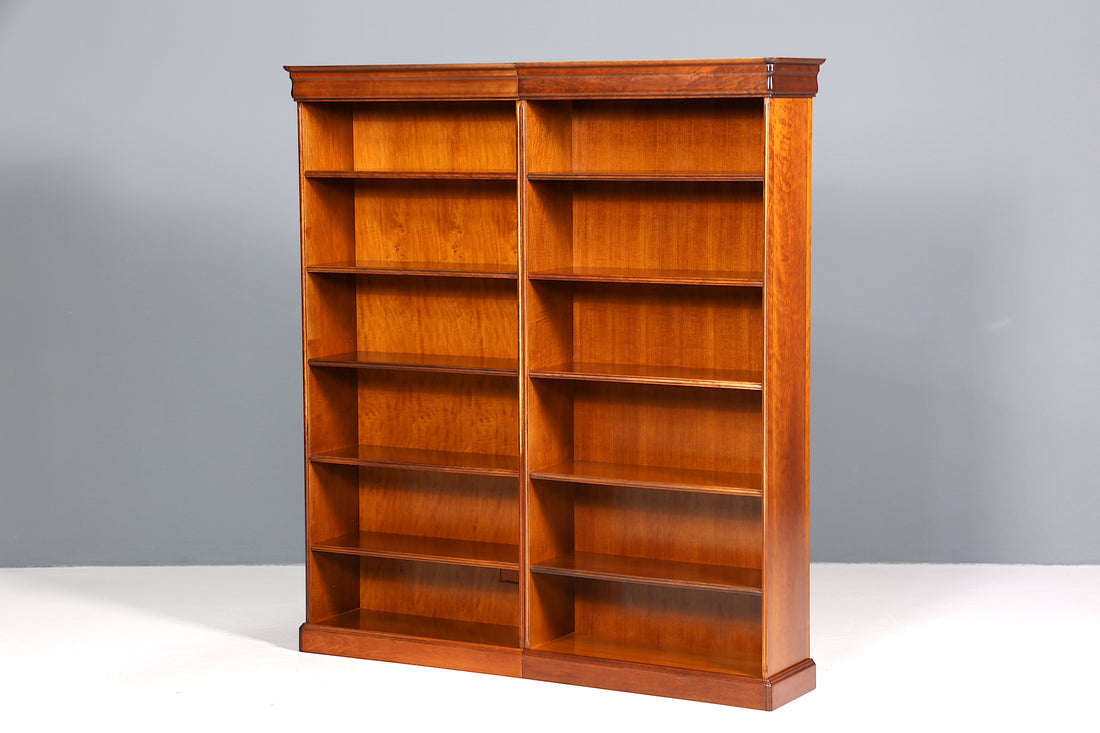 Wunderschönes Original XXL Grange Bücherregal Antik Regal Made in France Bookshelf Buchablage 60s