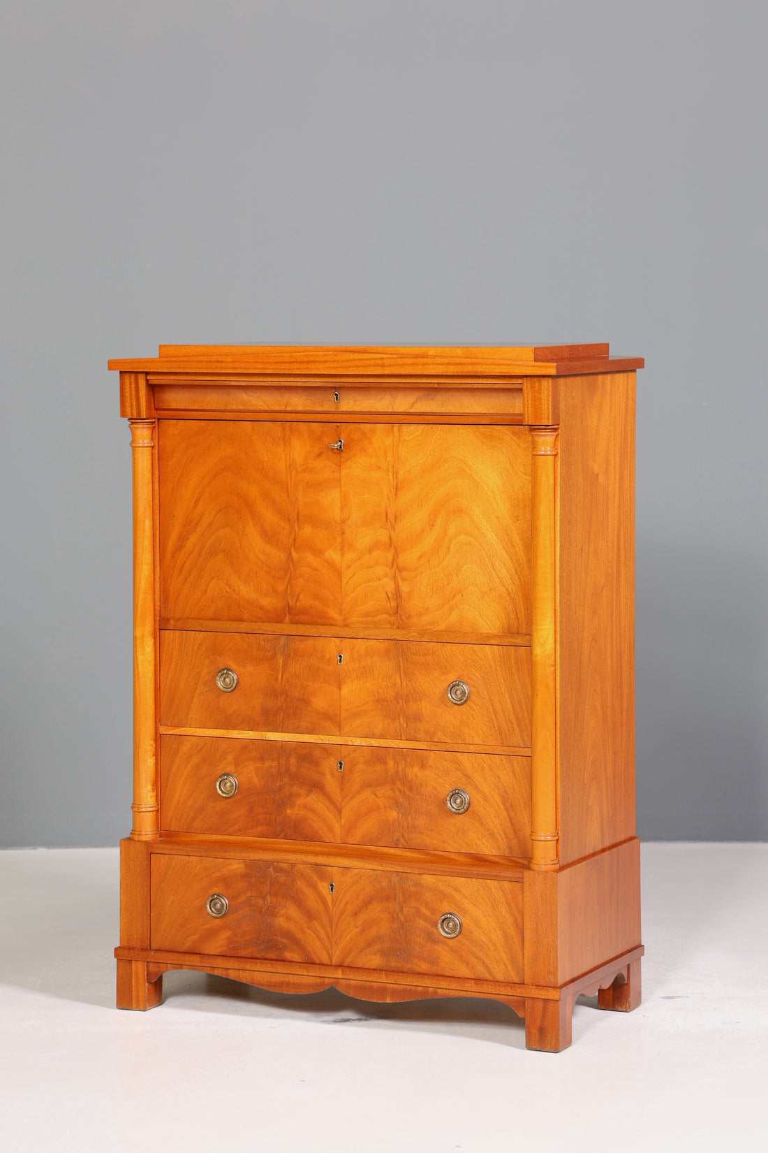 Wunderschöner Sekretär im Biedermeier Stil Englisch Kommode Antik Bürokommode