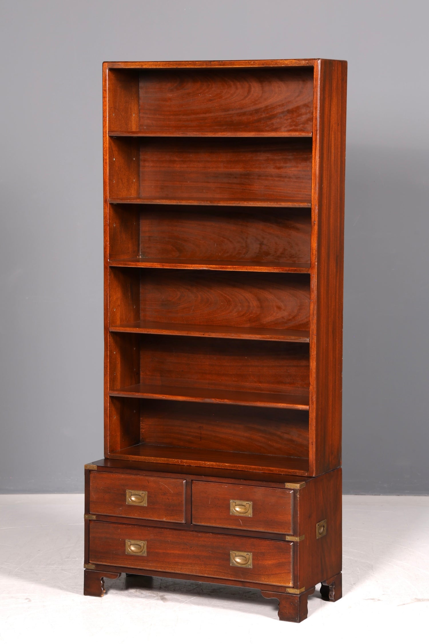 Wunderschönes Maritimes Regal Bücherregal Englisch Buchablage Echt Holz Bookshelf Kolonial Standregal Vintage
