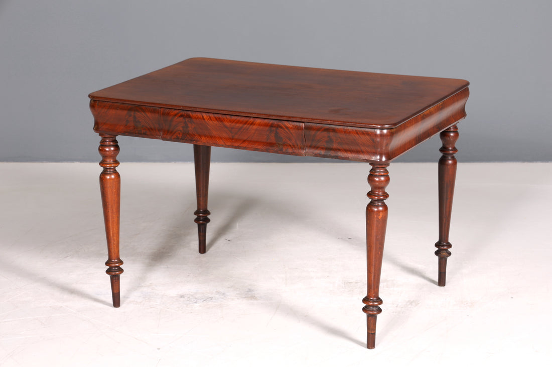 Filigraner Englischer Schreibtisch Englisch Desk Louis Philippe Empire Stil Bürotisch Antik Office Table