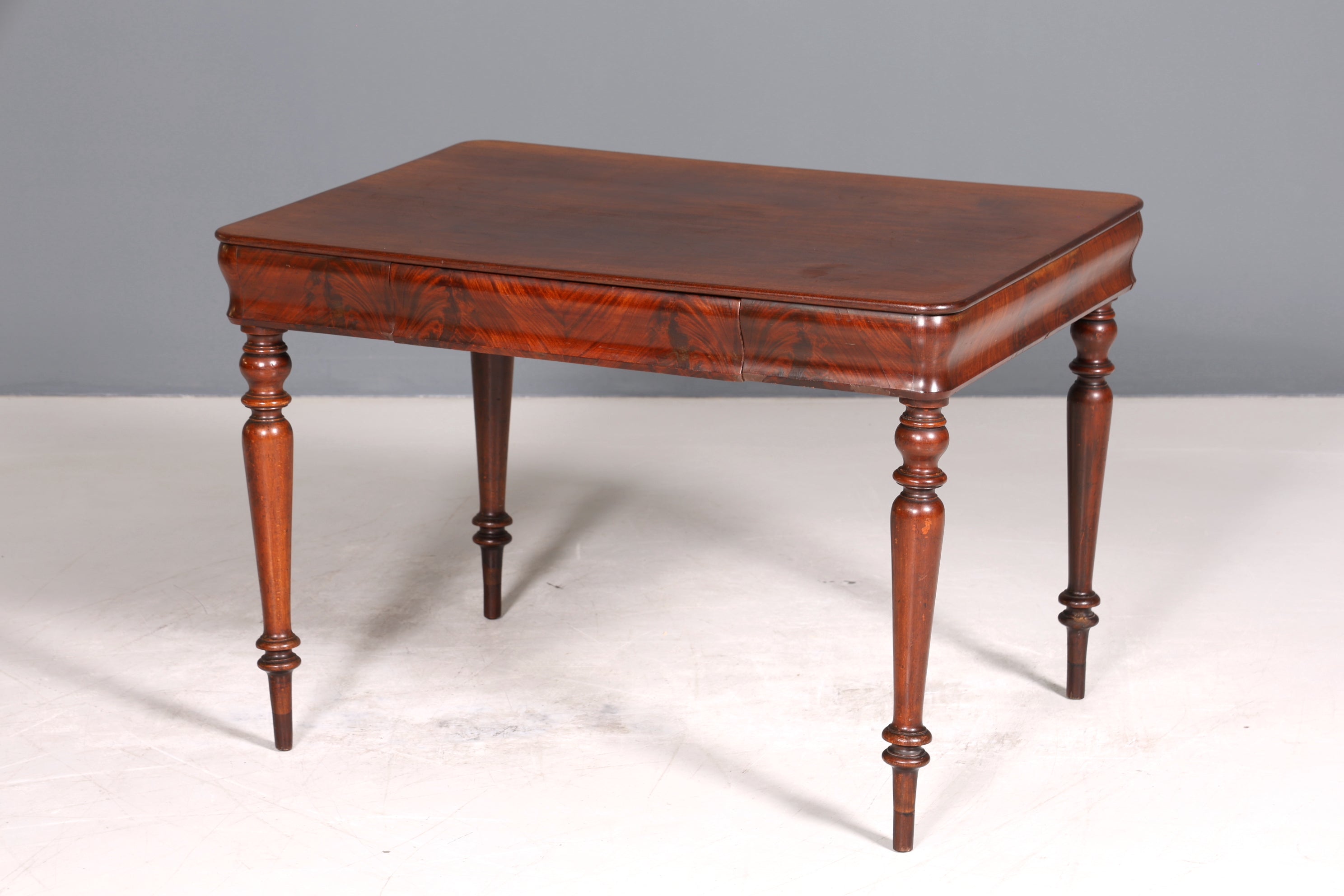 Filigraner Englischer Schreibtisch Englisch Desk Louis Philippe Empire Stil Bürotisch Antik Office Table