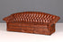 G447 Finish Wunderschönes Original Chesterfield Sofa 3- Sitzer echt Leder Oxblood Couch Englisch (Kopie)
