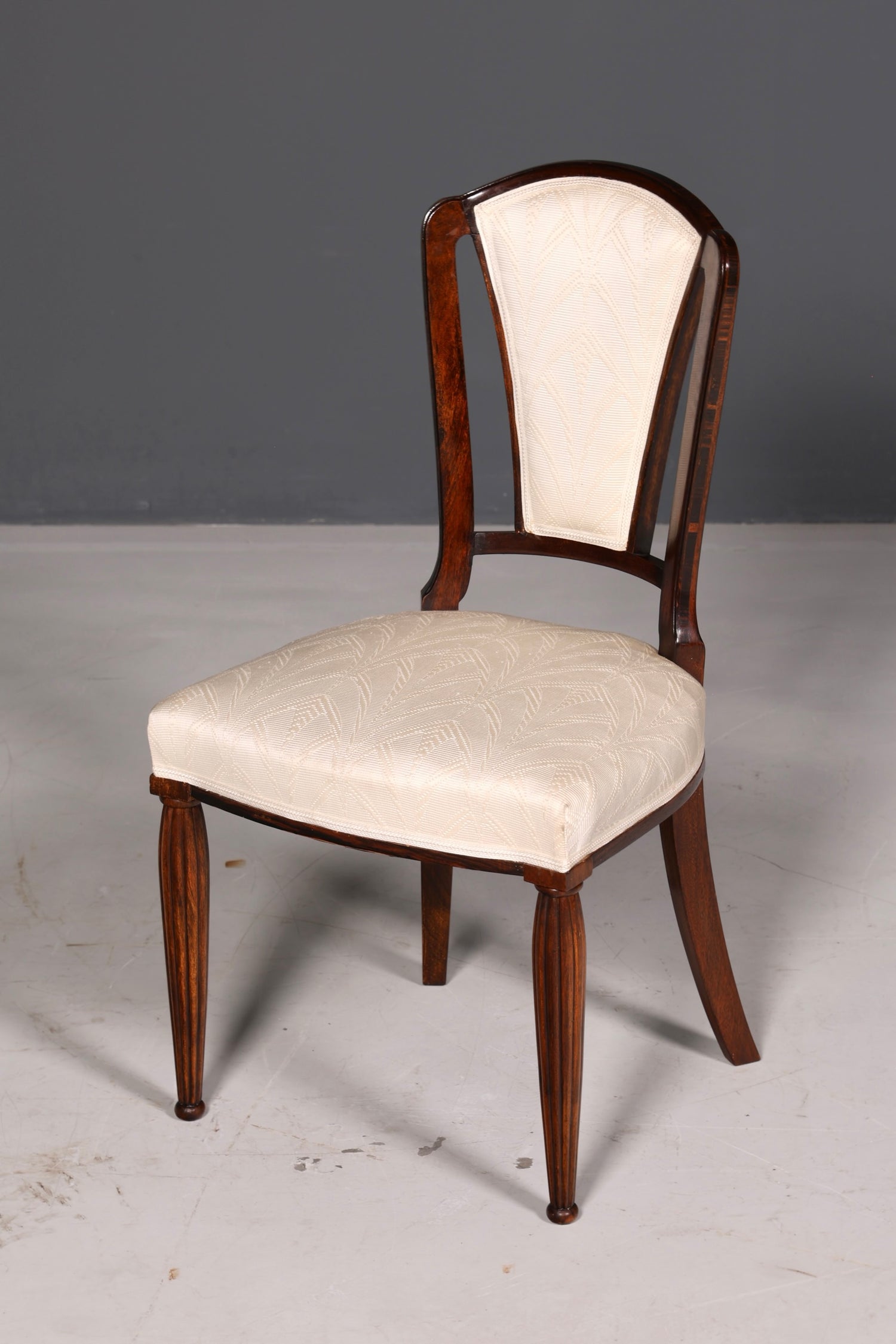 Elegant Art Deco chair Vintage dining chair writing desk chair upholstered chair armchair kitchen chair 2 of 2