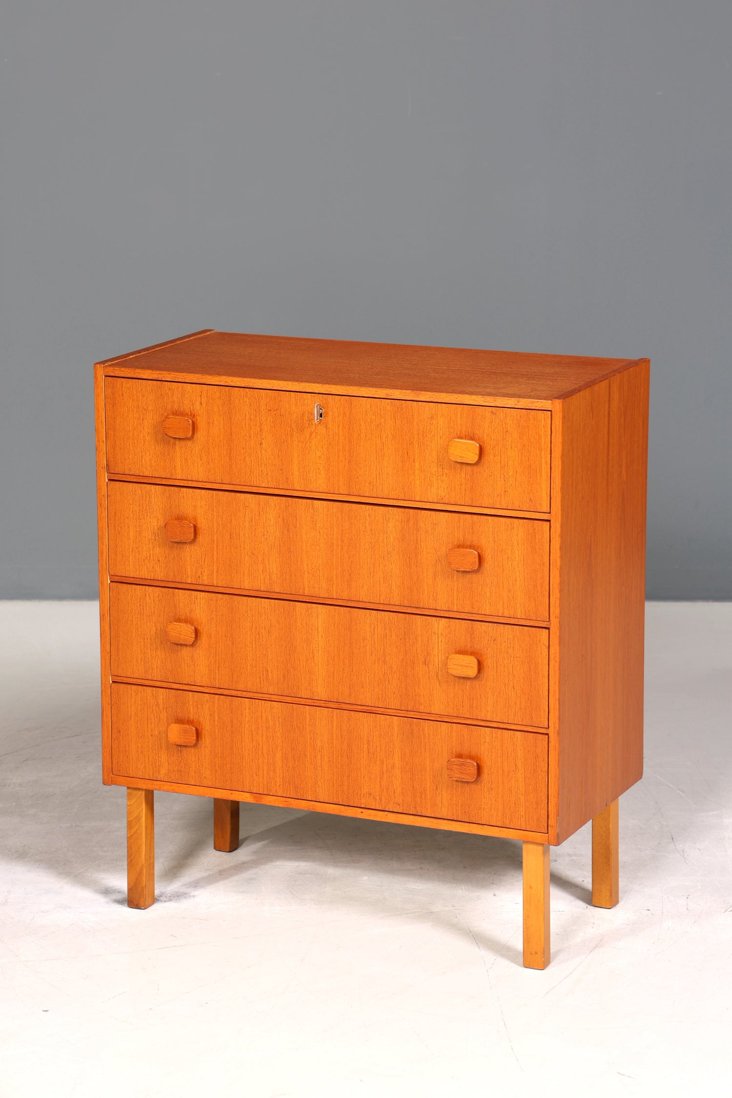 Wunderschöne Mid Century Kommode Teak Holz Sideboard Vintage Schubladen Kommode