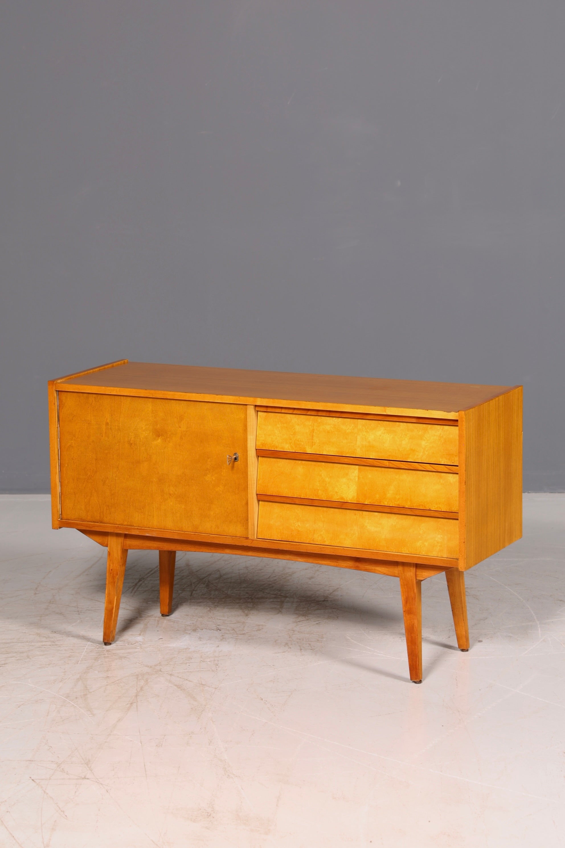 Beautiful mid-century sideboard, vintage TV cabinet, 1960s cabinet, credenza, lowboard, genuine wood