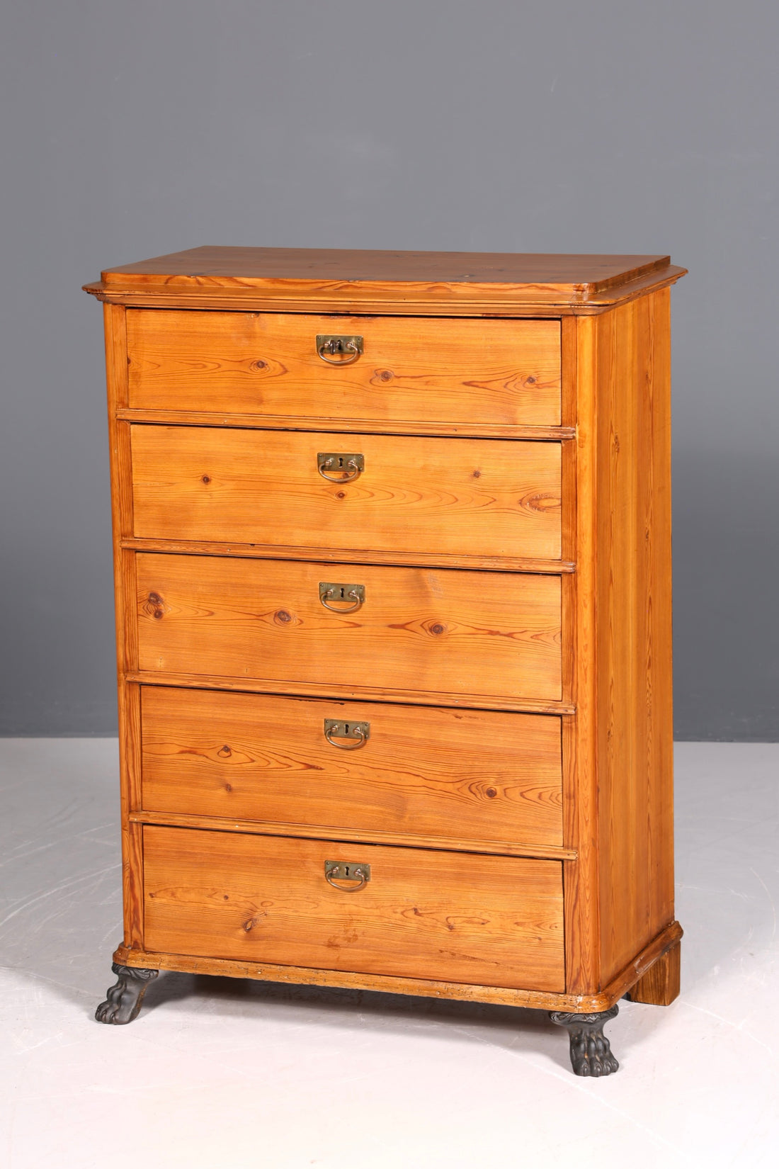 Wunderschöne Jugendstil Kommode Antik Weichholz Vertiko Gründerzeit Chiffoniere Schubladenkommode