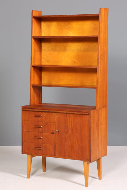 Stilvolles Mid Century Regal Danish Design Nussbaum Schrank Retro Kommode