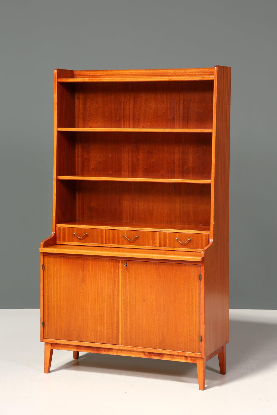 Stilvoller Mid Century Schrank &quot;Made in Denmark&quot; Highboard Sekretär Holz Regal Skandinvisches Design