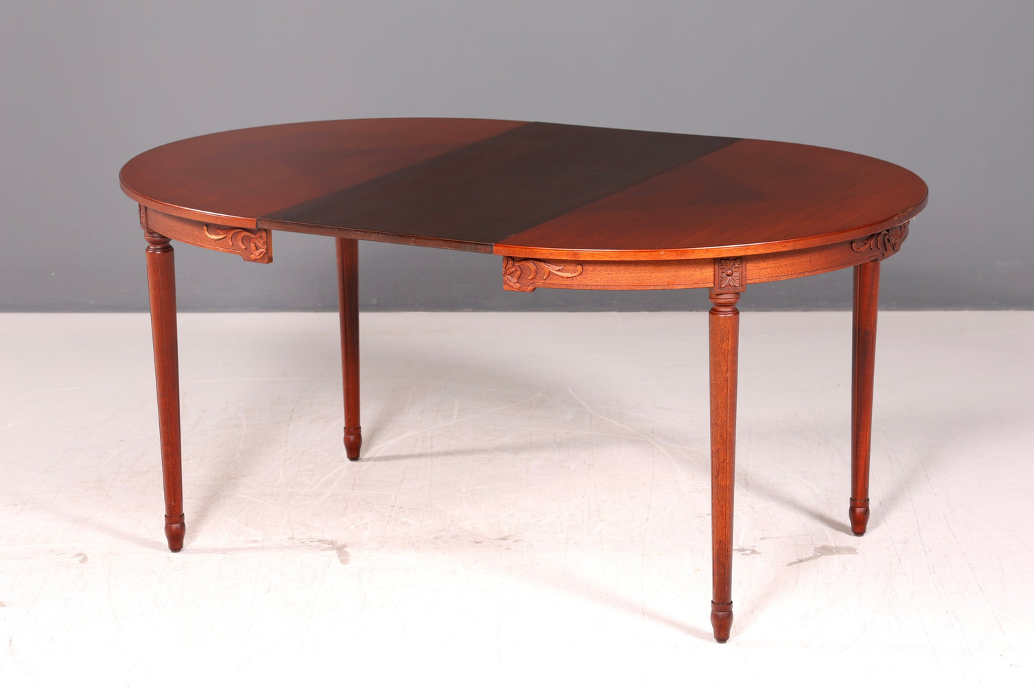 Wunderschöner Runder Tisch im Gustavianischen Stil Ausziehbar Esstisch Küchentisch Antik Esszimmer Vintage